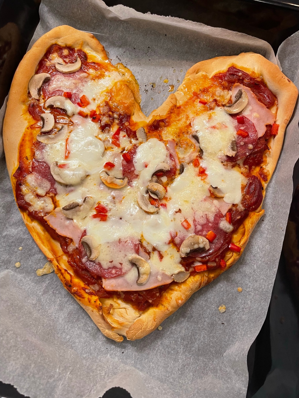 La pizza Saint Valentin